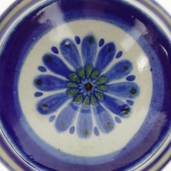 Ken Edwards Mexican Pottery Covered Casserole Pot with Lid Signed - Picture 9 of 15